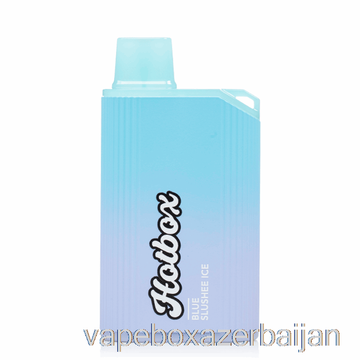 E-Juice Vape Puff Brands Hotbox 7500 Disposable Blue Slushee Ice